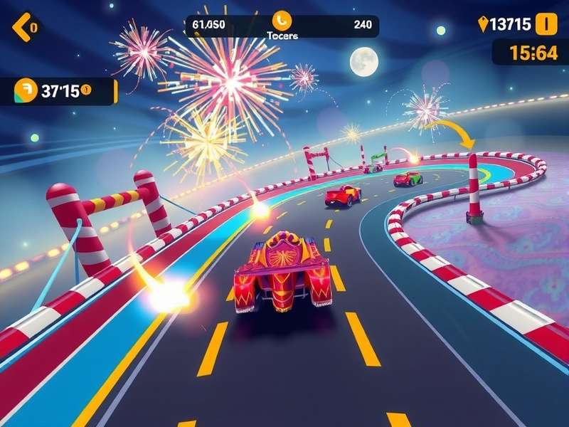 Speedy Send Saga Diwali event with fireworks